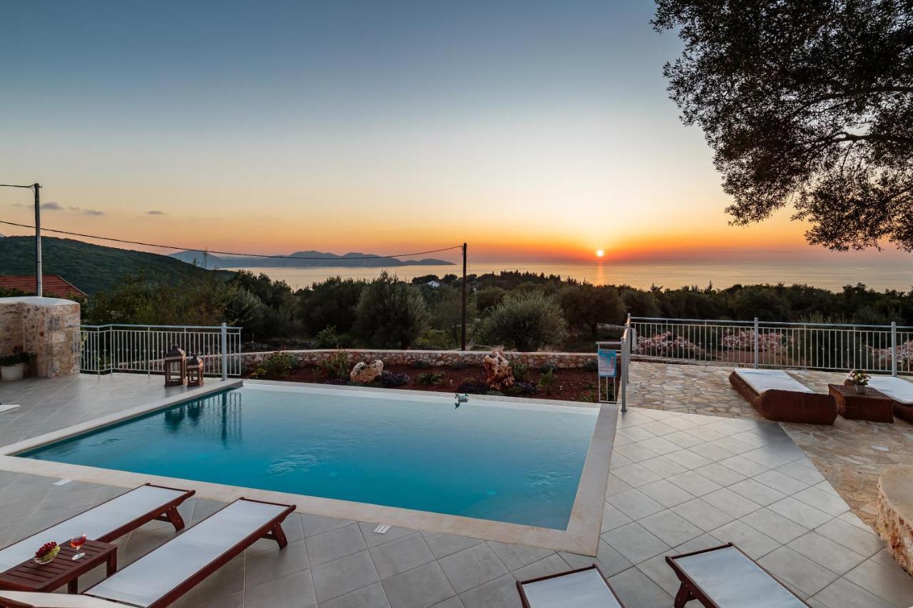 Fiscardo Luxury Stone Villa Alex ,With Sunset View! Фіскардо Екстер'єр фото